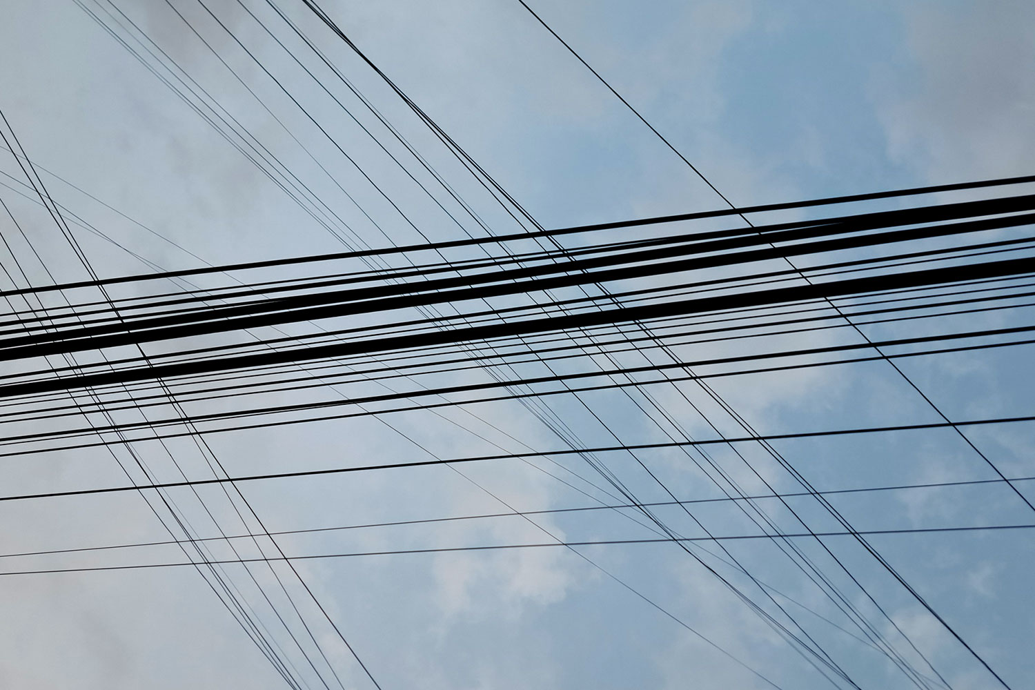 Wires, sky