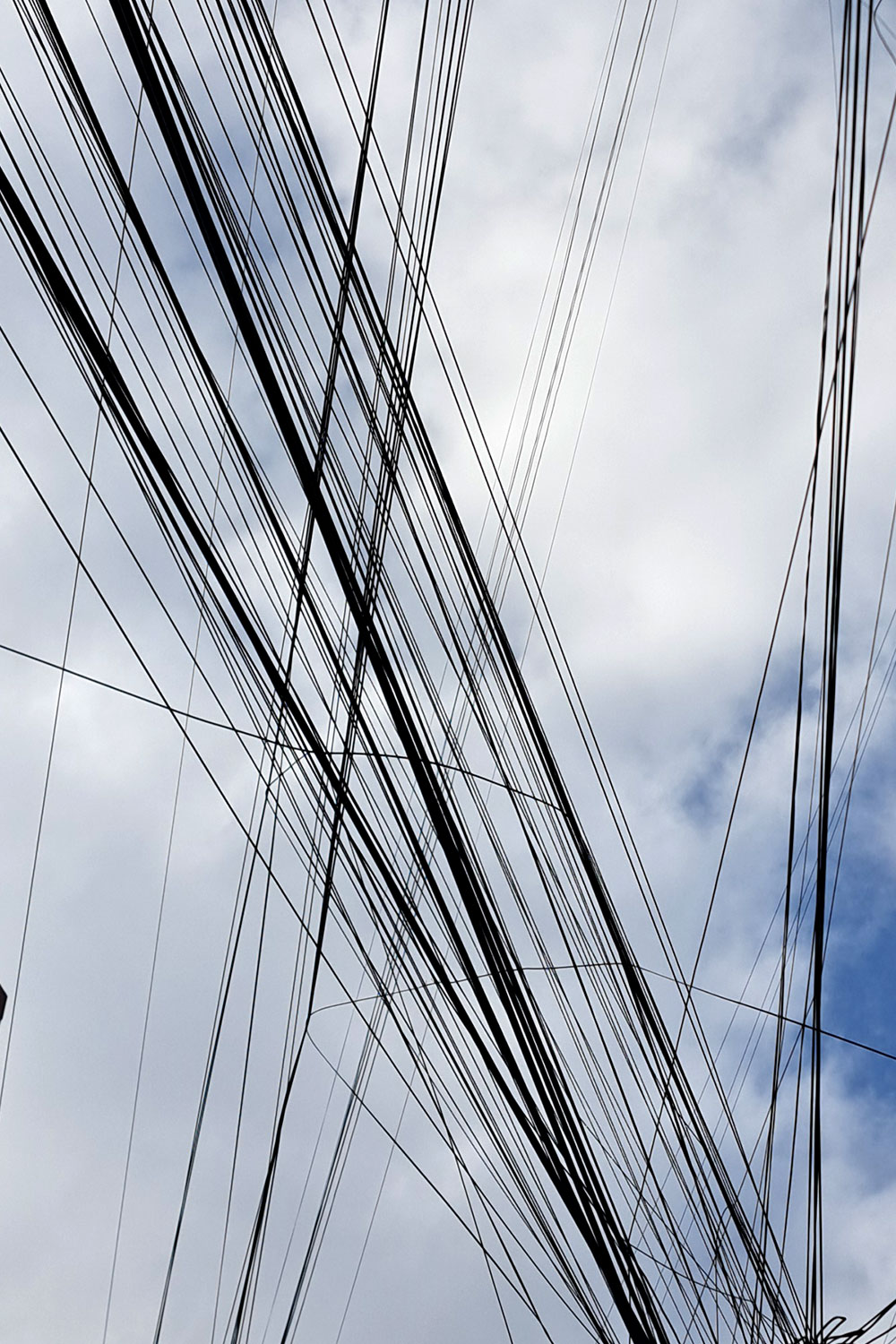 Wires, sky